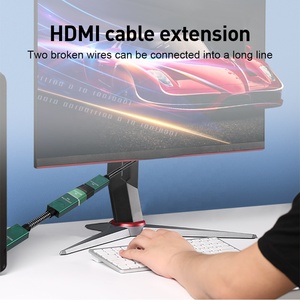 <span class=keywords><strong>MOSHOU</strong></span> 8K <span class=keywords><strong>HDMI</strong></span> 2.1 Câble ODM OEM Adaptateur Mâle à Femelle Câble Convertisseur pour HDTV PS5 Ordinateur Portable 4K Extender Femelle à Femelle - Product Image 4