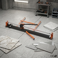 Coupe-carreaux professionnel en porcelaine et verre certifié CE, 800 mm, machine à couper les carreaux manuelle à poussée manuelle pour carreaux grand format