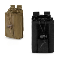 Pochette radio tactique Molle personnalisée, support réglable pour ceinture de service, compatible avec les talkies-walkies bidirectionnels, rangement sécurisé