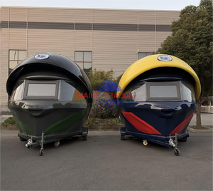 New Durable Fiberglass <b>Towable</b> Food Trailer - Product Image 2