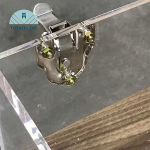 Caja de Acrílico Transparente de Estilo Moderno para Rosas, Florero de Plástico para Regalo de Navidad para Novia, Caja Decorativa para Flores - Product Image 1