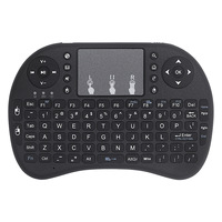 I8 Mini Keyboard Nirkabel dengan Air Mouse & Touchpad 2.4G USB Remote Control dengan Lampu Latar 3 Warna & Lampu Berjalan