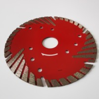 Lame de scie circulaire Sinodream professionnelle de qualité supérieure, pressée à chaud, diamantée, turbo, blanchie, 4 pouces, OEM, 80 dents, pour pierre et granit