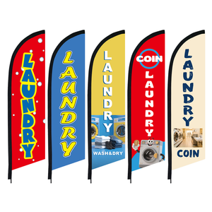 Banderas de Plumas Promocionales para Exteriores, Banderas Voladoras en Forma de Lágrima y Pancartas Publicitarias Personalizadas, Banderas Impresas con Diseño de Lazo de Plumas - Product Image 2