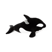 Peluche orca personnalisée, remplie de perles de verre, peluche apaisante pour soulager le stress et la thérapie sensorielle