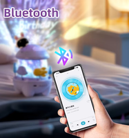 Lampe projecteur à piles ABS pour enfants, ciel étoilé, lumière LED RGB, veilleuse, jouet éducatif pour chambre à coucher, cadeau pour garçons, sommeil apaisant, moyen
