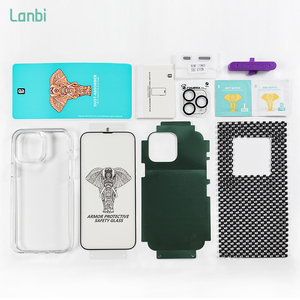 Elephant King Series Giáp Bảo Vệ Phụ Kiện Điện Thoại Di Động 8 Trong 1 Kính Cường Lực 9d Che Phủ Toàn Bộ Bảo Vệ Màn Hình - Product Image 2