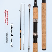 Joran Pancing Karbon Grafit Murah Berkualitas Tinggi untuk Trout dan Bass, Ringan, Serat Karbon