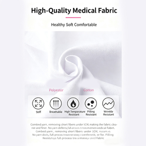 <span class=keywords><strong>Blouse</strong></span> blanche pour médecins <span class=keywords><strong>Blouse</strong></span> à manches longues adaptée à la <span class=keywords><strong>blouse</strong></span> de laboratoire pour femme Uniforme d'infirmière Uniforme d'infirmière pour femme - Product Image 5