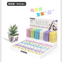 Delsch Puzzle Lettre Rack Creative DIY Presse Signature Stylo ins Simple Cadeau Genre Stylo