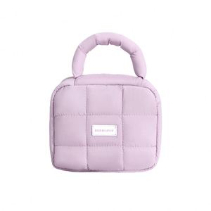 Wholesale Factory Custom <b>Large</b> Capacity Fashion Soft Nylon Quilted <b>Makeup</b> <b>Bag</b> Women's Travel Puffer Cosmetic <b>Bag</b> With Zipper - Product Image 5