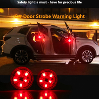 1 paire de feux stroboscopiques d'avertissement pour portières de voiture, accessoires d'éclairage LED pour véhicules, feux d'alerte pour voitures et camions