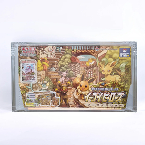 Vitrina <span class=keywords><strong>de</strong></span> Acrílico Transparente para <span class=keywords><strong>Caja</strong></span> <span class=keywords><strong>de</strong></span> Gimnasio <span class=keywords><strong>de</strong></span> Héroes <span class=keywords><strong>de</strong></span> Pokémon <span class=keywords><strong>Eevee</strong></span> - Product Image 1