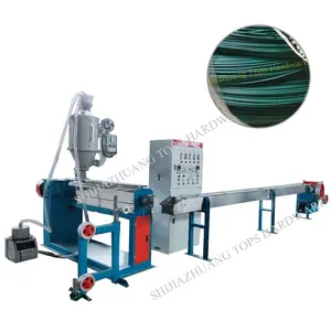 Machine de revêtement de fil galvanisé, machine à revêtement métallique en PVC PE pour la fabrication de cintre, maille métallique