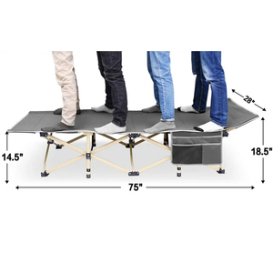 Folding Bed With <b>Mattress</b> Modern Steel Frame Portable Outdoor Camping Bed M01039 Folding Bed With <b>Mattress</b> Folding Bed With Matt - Product Image 5