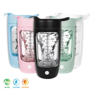 Bouteille d'eau TEDI avec logo personnalisé Bouteille de protéines Gym Shaker Tasse de mélange de fitness électrique de luxe Bouteille d'eau sans BPA pour le sport