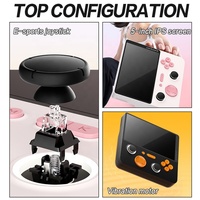 Console de jeu portable rétro E5 Plus de 5 pouces avec processeur RK3566, Wi-Fi, double système d'exploitation, plus de 10000 jeux et prise en charge TV/manette