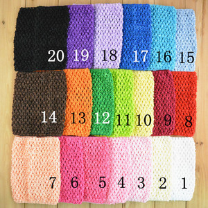 Vente de 6 pouces coréen Crochet Wrap poitrine tête avec 15x15cm enfants poitrine Wrap bricolage 38 couleurs - Product Image 5