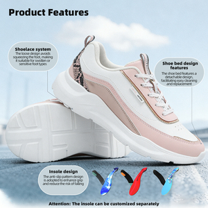 Chaussures de sport unisexes pour usage quotidien, en mesh, pour la course en plein air, amortissantes, confortables, légères, durables, toutes saisons - Product Image 4