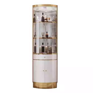 Vetrina Cantinetta per Vino di Lusso 2025 Nuovo Stile Country Garden Espositore Triangolare da Parete per Casa Hotel Angolo <span class=keywords><strong>Soggiorno</strong></span> <span class=keywords><strong>Mobili</strong></span> per - Product Image 1