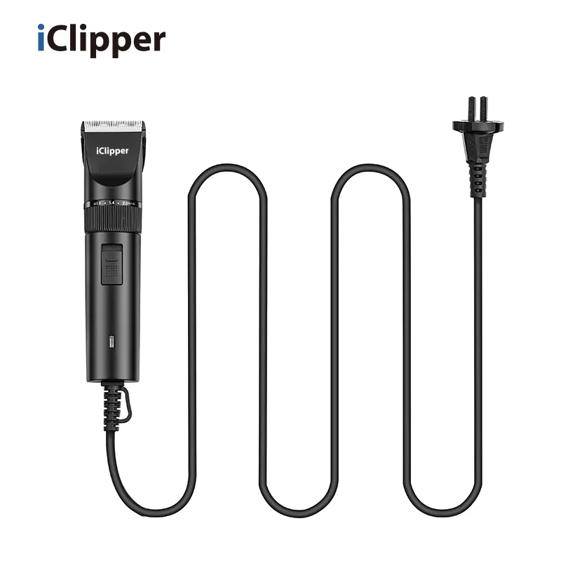 IClipper-S1 الحبل المهنية ماكينة قص شعر الحيوانات الأليفة الحيوان كبيرة الطاقة الأغنام المقصات ماسكة شعر الحيوانات الأليفة