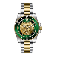 Montres de plongée élégantes de luxe pour hommes avec mouvement automatique verre saphir noir cadre en acier inoxydable affichage analogique quantité minimale de commande bas