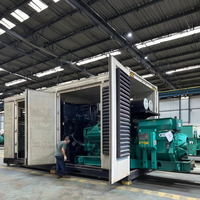 1MW 1.5MW 2MW Genset Diesel Silent Terkontainerisasi Mesin Cummins Bersertifikasi CE 50/60Hz ATS untuk Pusat Data