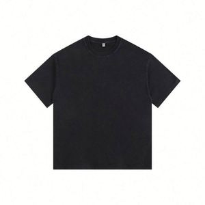 T-shirt Homme Personnalisé 260 g/m² 100 % Coton Épais Délavé à l'Acide Impression DTG Sérigraphie Populaire Été 2025 - Product Image 3