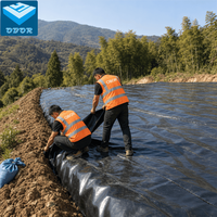 Matériau de géomembrane OBOR pour les étangs à poissons et crevettes en Oman