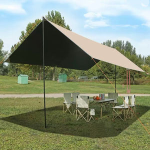 UPF50โพลีเอสเตอร์แบบพกพา210ตัน + ผ้าใบกันน้ำสำหรับตั้งแคมป์เต็นท์กลางแจ้งเต็นท์น้ำหนักเบากันฝนกันแดดกันแดดสำหรับการตั้งแคมป์ - Product Image 4