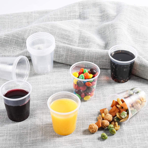 3oz Printing Disposable <b>Plastic</b> <b>Cups</b> Single Wall Round Style for Cold Beverages Water Wine Fruit Juice Beer Tea Other <b>Drinks</b> - Product Image 6