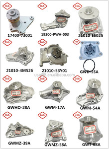 Pompa dell'Acqua di Alta Qualità per Ricambi Auto Mitsubishi Lancer <span class=keywords><strong>GMB</strong></span> GWM-54A OEM MD323372 MD365087 - Product Image 5