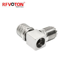 Fabricant RF Câble Connecteur Adaptateur à Angle Droit QMA Mâle <span class=keywords><strong>JACK</strong></span> vers <span class=keywords><strong>MINI</strong></span> UHF Femelle <span class=keywords><strong>Jack</strong></span> Coude Coaxial Adaptateur Convertisseur - Product Image 3