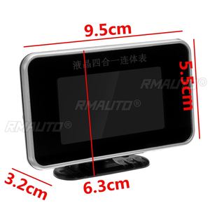 Medidor Digital 4 en 1 para Auto con Pantalla LCD, Indicador de Aceite, Voltaje, Presión, Combustible y Temperatura del Agua, M10, Repuestos para Auto, 12V 24V - Product Image 4