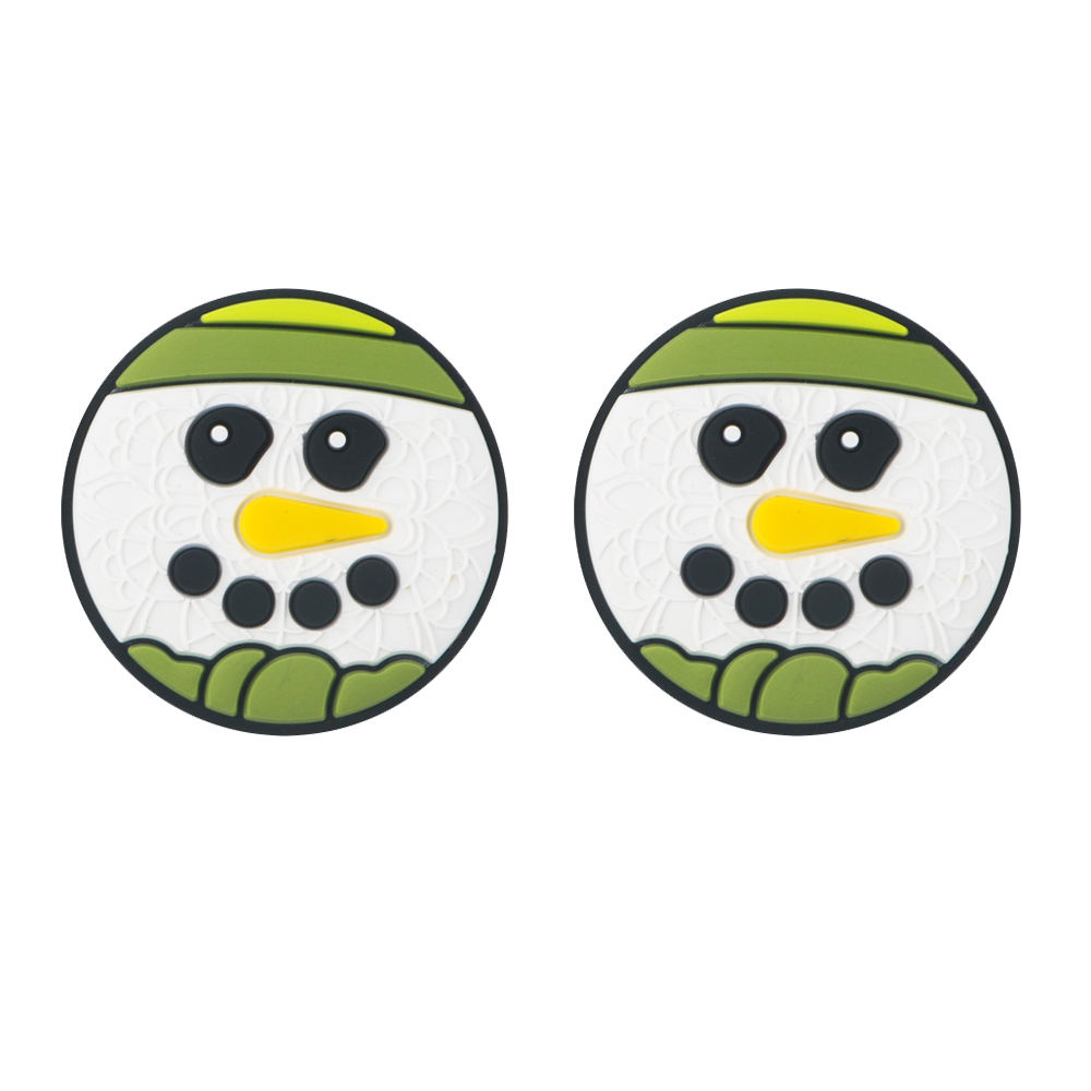 Christmas snowman Matcha Green