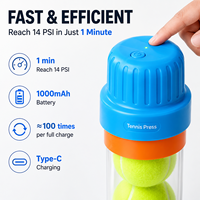 Nouveau Pressuriseur Automatique de Balles de Tennis et de Padel Électrique 20 PSI à Récupération Rapide, Dispositif de Stockage de Pression pour Balles de Tennis Réutilisable 2026