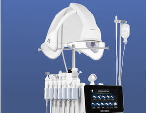 H500 Newest 12-in-1 Spa Skincare Machine LED Music Oxygen Dome Mask CO2 Bubble Mesotherapy Aqua Hydro Beauty Facial Home - Product Image 2