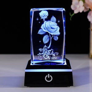Lámpara <span class=keywords><strong>de</strong></span> Noche <span class=keywords><strong>de</strong></span> Cristal con Grabado Láser 3D, Lámpara <span class=keywords><strong>de</strong></span> Escritorio con Patrón <span class=keywords><strong>de</strong></span> Te Amo que Cambia <span class=keywords><strong>de</strong></span> Color para Regalos del Día <span class=keywords><strong>de</strong></span> San Valentín y Decoración del Hogar - Product Image 3