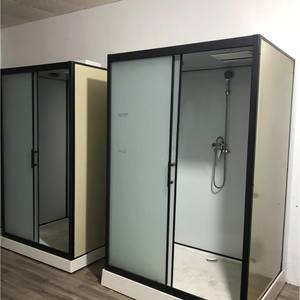 Baño Portátil con Ducha, Diseño Moderno, Placa de Acero de Color, Ecológico, para Construcción en Exteriores y Proyectos Rurales - Product Image 2