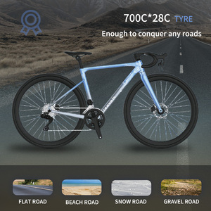 Nueva Bicicleta de Carretera de 20 Velocidades con Horquilla de Aluminio KY-8200, 700C*28C, Cambio de Velocidades Suave para O - Product Image 1