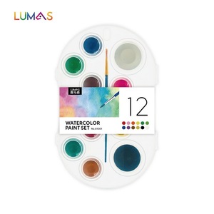 Sơn màu nước rắn 40mm 10c đặt trong tay áo giấy - Product Image 4