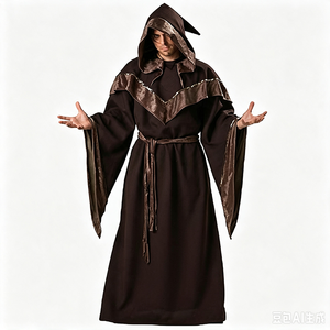 Conjunto de Disfraces de Cosplay para Adultos, Estilo Pirata, <span class=keywords><strong>Vaquero</strong></span>, Steampunk, Mago, Traje Elegante para Halloween, Carnaval, Fiesta Temática - Product Image 5