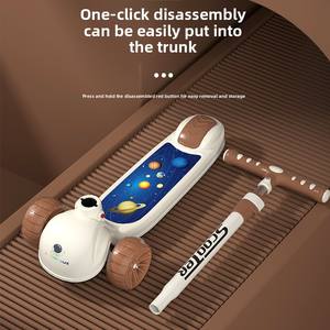 Vente en gros de <span class=keywords><strong>trottinette</strong></span> amovible pour bébé, matériau en acier, pliable et pliable, pour garçons et filles de 1 à 12 ans - Product Image 4