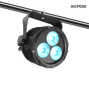 AICPOSE - Foco LED Par para Exteriores, 3 x 12 W, IP65, Resistente al Agua, DMX512, Iluminación para Escenarios - Product Image 1
