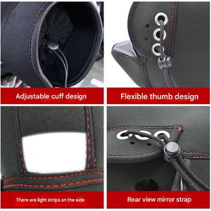 Venta al por mayor de neopreno invierno parabrisas grueso motocicleta manillar cubierta <span class=keywords><strong>volante</strong></span> cubierta guantes de montar - Product Image 5