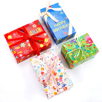 Papier d'emballage personnalisé avec logo imprimé, 80g, pour anniversaire, cadeaux pour enfants, feuilles de 50x70cm, recyclable, papier de soie pour cadre photo, personnalisé