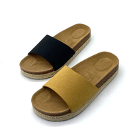 Sandales plates en liège, chaussures décontractées personnalisées pour l'extérieur, tongs, pantoufles, chaussures pour femmes, sandales pour femmes
