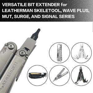 Kit de 2 embouts de sécurité avec tournevis <span class=keywords><strong>Triwing</strong></span> - embouts TW1/TW2, embouts de tournevis plats à double extrémité de remplacement, acier S2 - Product Image 5