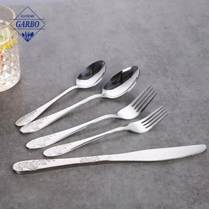Juegos de cucharas de cena de acero inoxidable al por mayor cubiertos de plata y oro reutilizables 410 cubiertos cuchara de sopa para restaurantes - Product Image 3