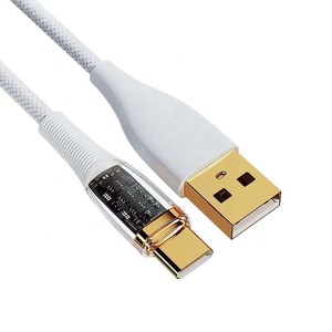 Cavo dati intrecciato in <span class=keywords><strong>Micro</strong></span> lega trasparente di nuovo stile all'ingrosso ricarica tipo c <span class=keywords><strong>Micro</strong></span> caricatore USB imposta cavo dati - Product Image 2